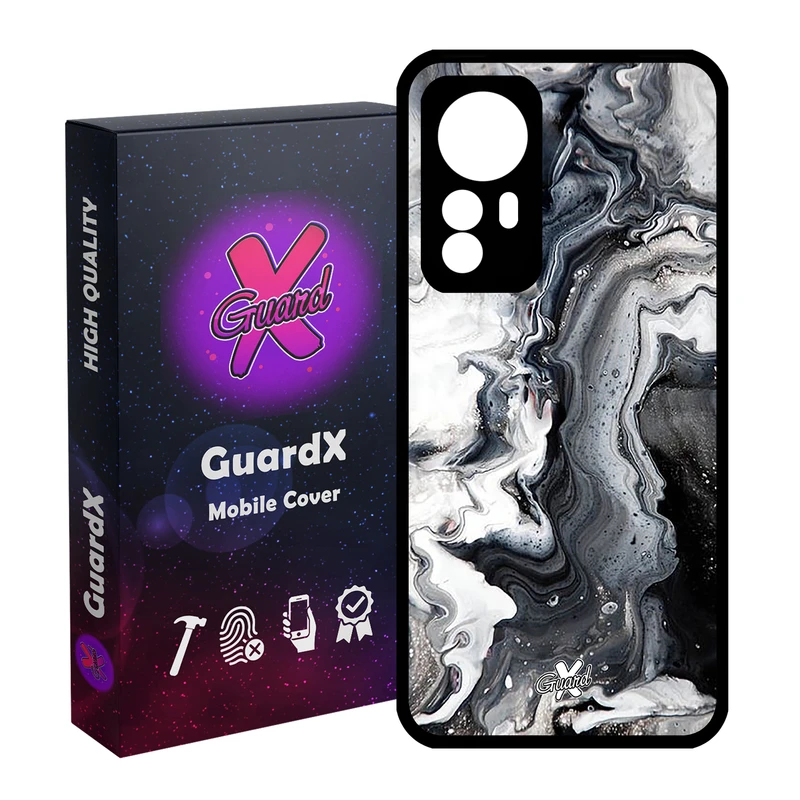 کاور گارد ایکس طرح ماربل مدل Glass10277 مناسب برای گوشی موبایل شیائومی Redmi Note 12S