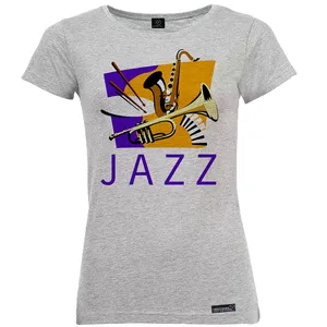 تی شرت آستین کوتاه زنانه 27 مدل Jazz کد MH1122