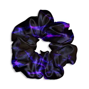 کش مو زنانه مدل اسکرانچی طرح اتش و دود