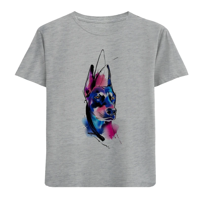 تی شرت آستین کوتاه پسرانه مدل سگ D177