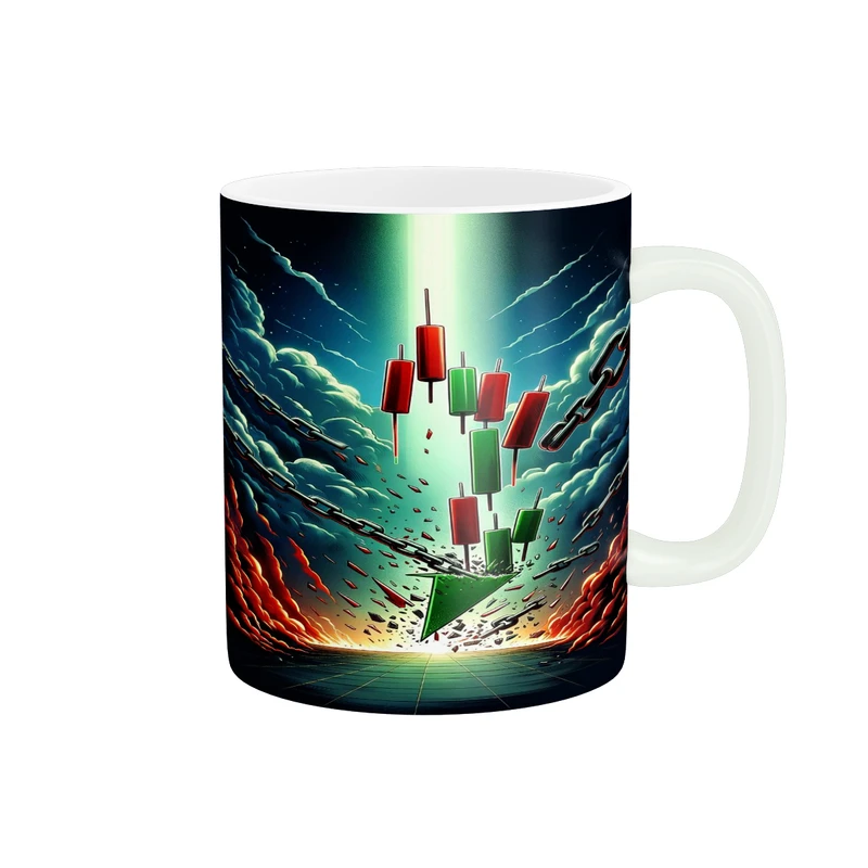 ماگ پادآفرین مدل ترید بورس بازارمالی تریدر کد p2982