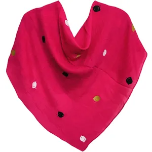 روسری زنانه طرح جوجه مدل A53 مینی کد 0363