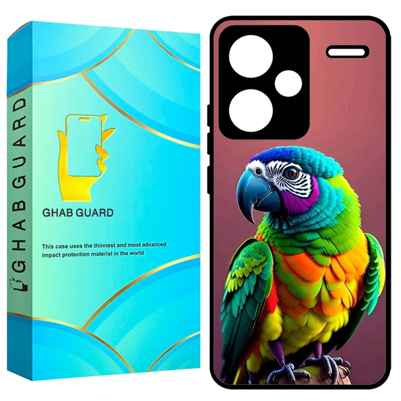 کاور قاب گارد طرح طوطی مدل GCHPN13PL مناسب برای گوشی موبایل شیائومی Redmi Note 13 Pro Plus