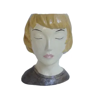 گلدان مدل مجسمه دختر کد M04