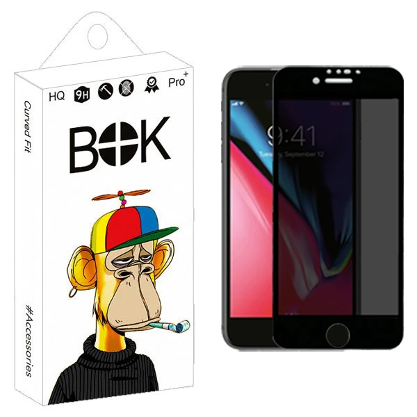 محافظ صفحه نمایش حریم شخصی بوک مدل Privscreen مناسب برای گوشی موبایل اپل iPhone 7 plus / 8 Plus 