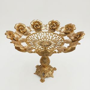 میوه خوری برنزی مدل گل رز کد 1024