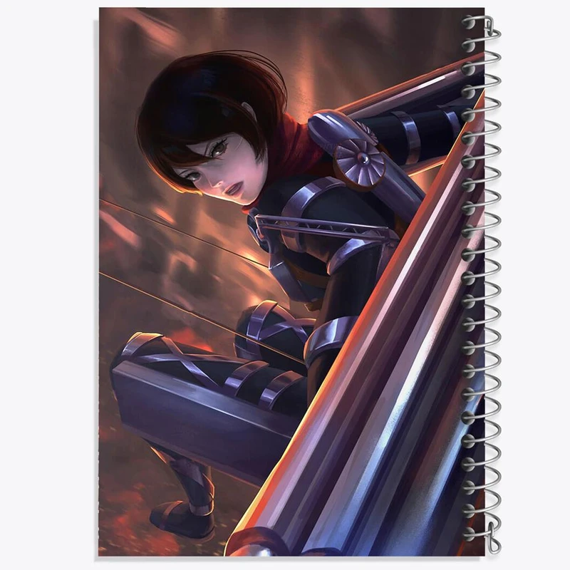 دفتر نت موسیقی 50 برگ خندالو مدل میکاسا آکرمن انیمه اتک آن تایتان Attack on Titan کد 11018