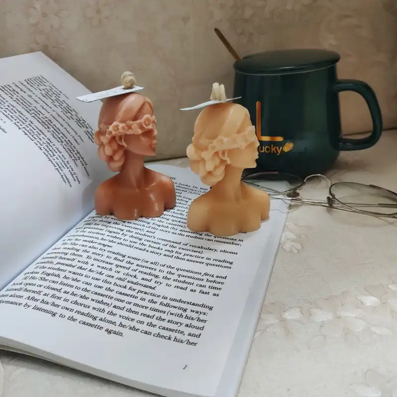 شمع دست ساز مدل ناتالی