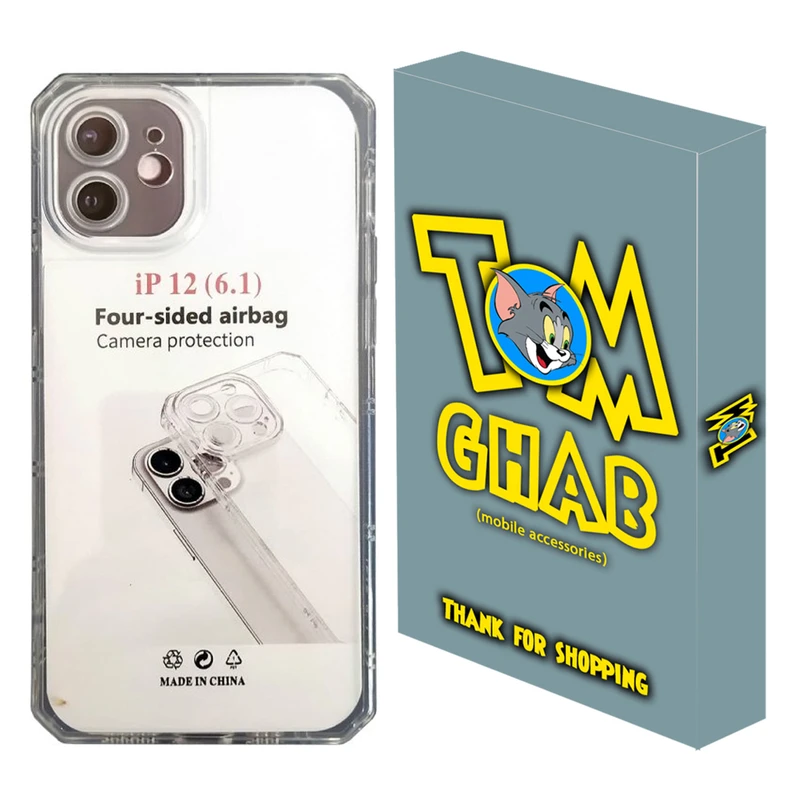 کاور تام قاب مدل ژله ای مناسب برای گوشی موبایل اپل iPhone 12