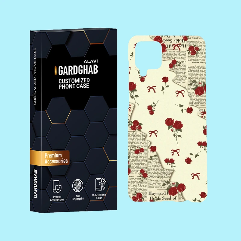 کاور گارد قاب علوی مدل  عاشقانه مناسب برای گوشی موبایل سامسونگ Galaxy A12