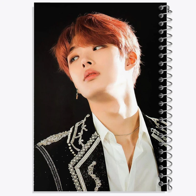 دفتر ژورنال نویسی 50 برگ خندالو مدل نقطه ای طرح مینگی گروه ایتیز ATEEZ کد 21249