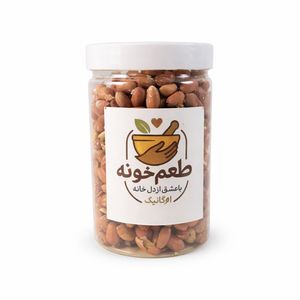 بادام زمینی بدون پوست طعم خونه - 500 گرم