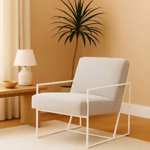 مبل راحتی تک نفره مدل مینیمال فلزی کد 3111