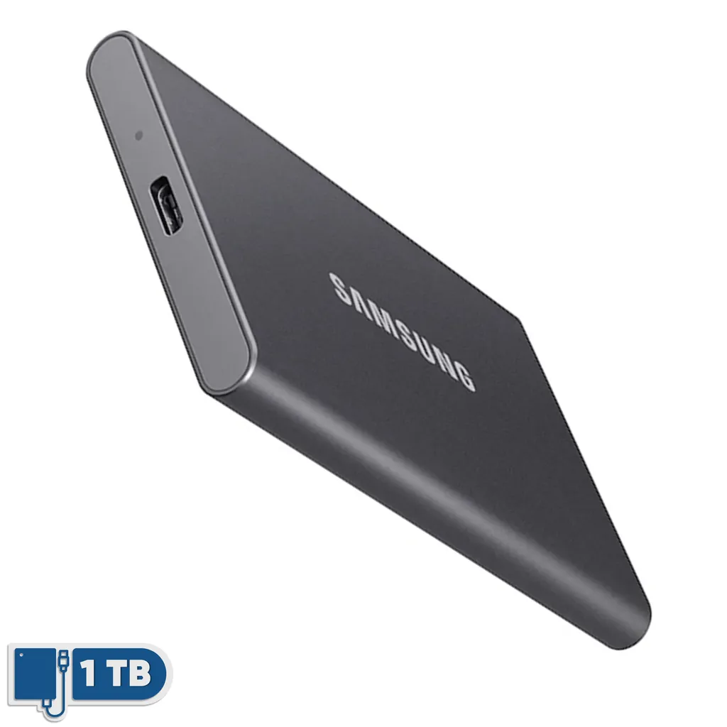 اس اس دی اکسترنال سامسونگ مدل T7 ظرفیت 1 ترابایت رابط USB 3.2 Gen2