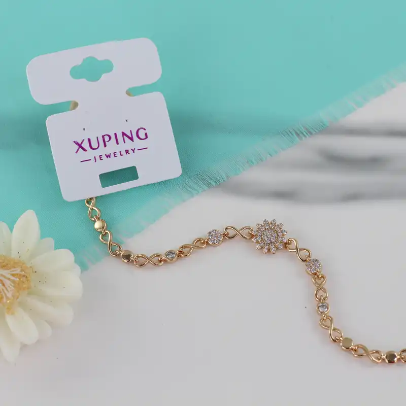 دستبند زنانه ژوپینگ مدل گل کد DD371