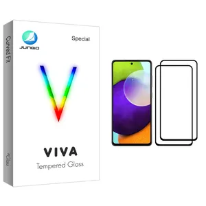 Junbo Viva Glass Screen Protector For Samsung Galaxy A52 Pack Of 2