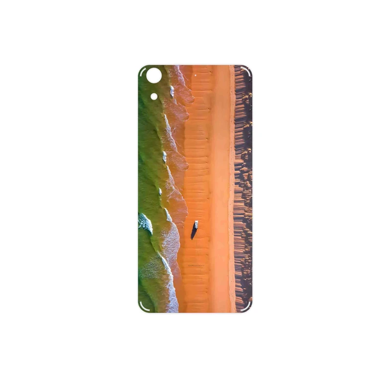 برچسب پوششی ماهوت مدل Beach and Green Sea مناسب برای گوشی موبایل اچ تی سی Desire 626