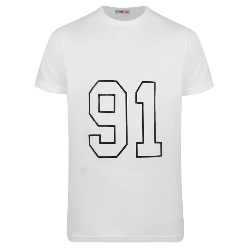 تی شرت آستین کوتاه مردانه مدل 91wit