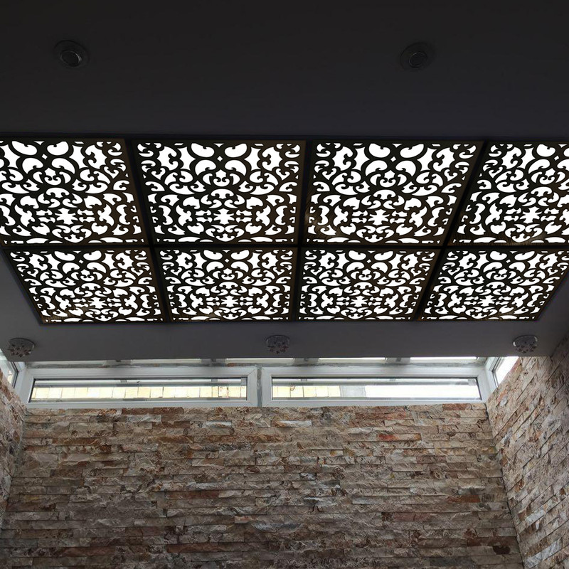 تایل سقفی آسمان مجازی بنی دکو مدل MC16 اندازه 60x60 سانتی متر مجموعه 4 عددی