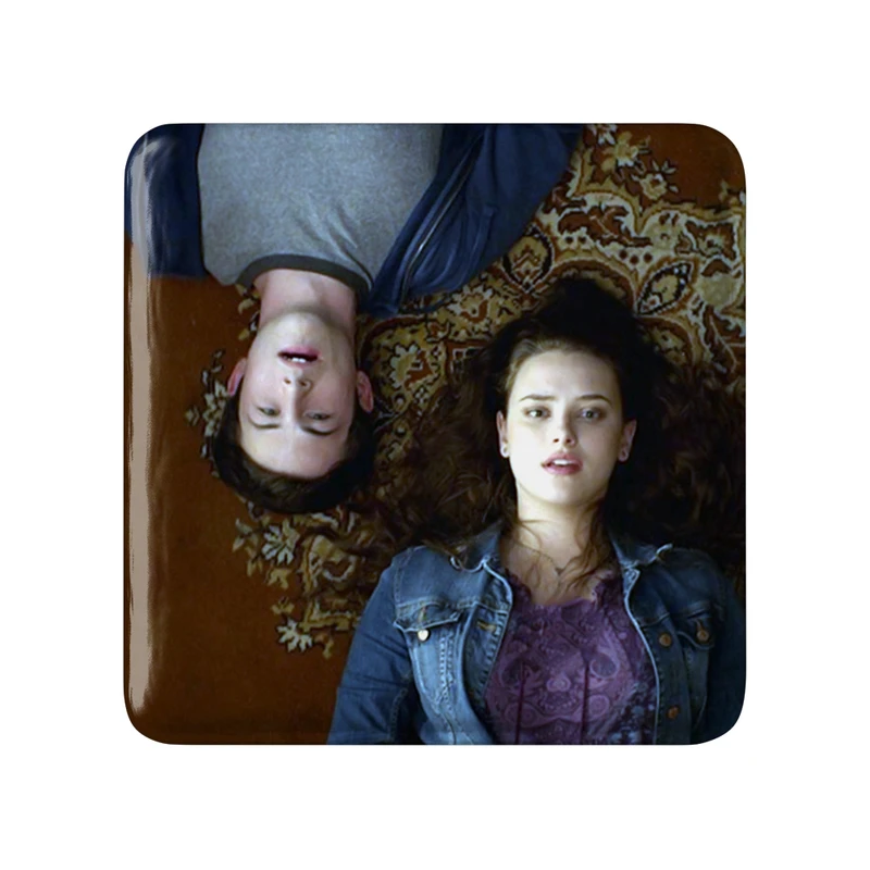 مگنت خندالو طرح هانا و کلی 13دلیل برای اینکه Reasons Why13  مدل مربعی کد 20348