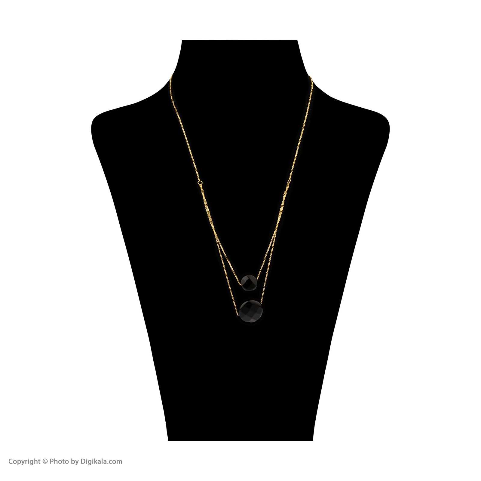 گردنبند طلا 18 عیار زنانه مایا ماهک مدل MM1159 -  - 2