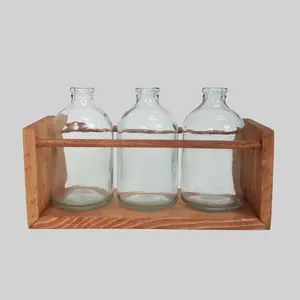 گلدان دکوری گوشکوب مدل پونه بسته سه عددی