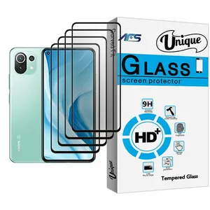 AFS Unique Glass MIX004 Screen Protector For Xiaomi Mi 11 Lite 5G Pack Of 4