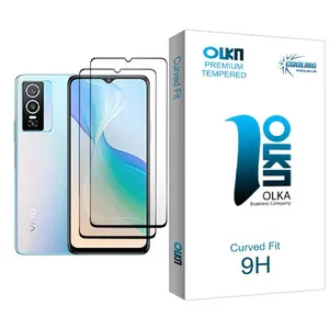 Cooling Olka Glass2 Ceramics Screen Protector For  Y76 5G Pack Of 2