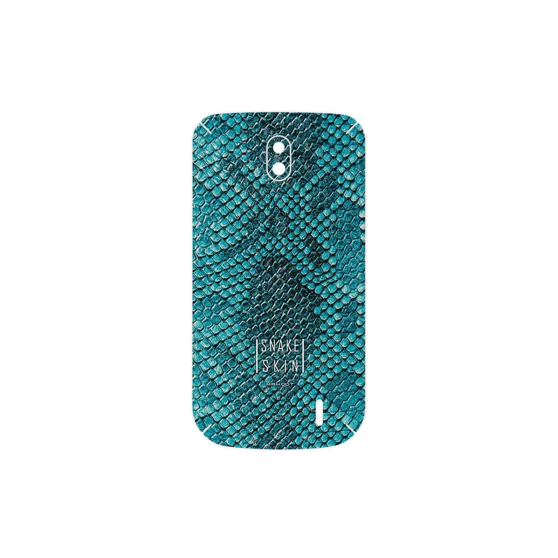 برچسب پوششی ماهوت مدل Blue Snake Skin مناسب برای گوشی موبایل نوکیا 1