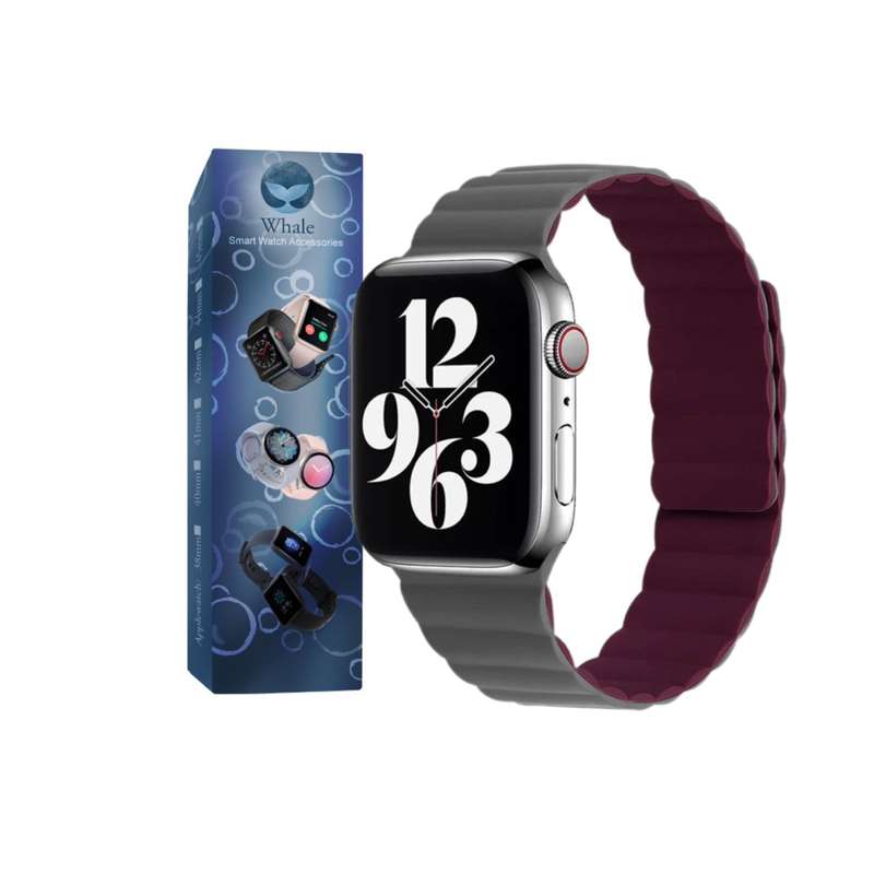 بند واله مدل سیلیکون مناسب برای اپل واچ 42 میلی متری