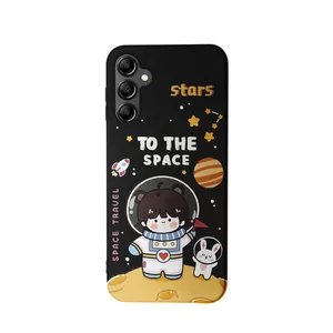 کاور طرح  دختر فضانورد کد  FF175مناسب برای گوشی موبایل سامسونگ Galaxy A14