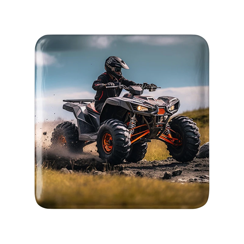 مگنت خندالو طرح موتور چهار چرخ مدل مربعی کد 37095