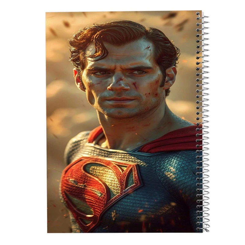 دفتر ژورنال نویسی 50 برگ مدوپد مدل نقطه ای طرح سوپرمن کد DF14972