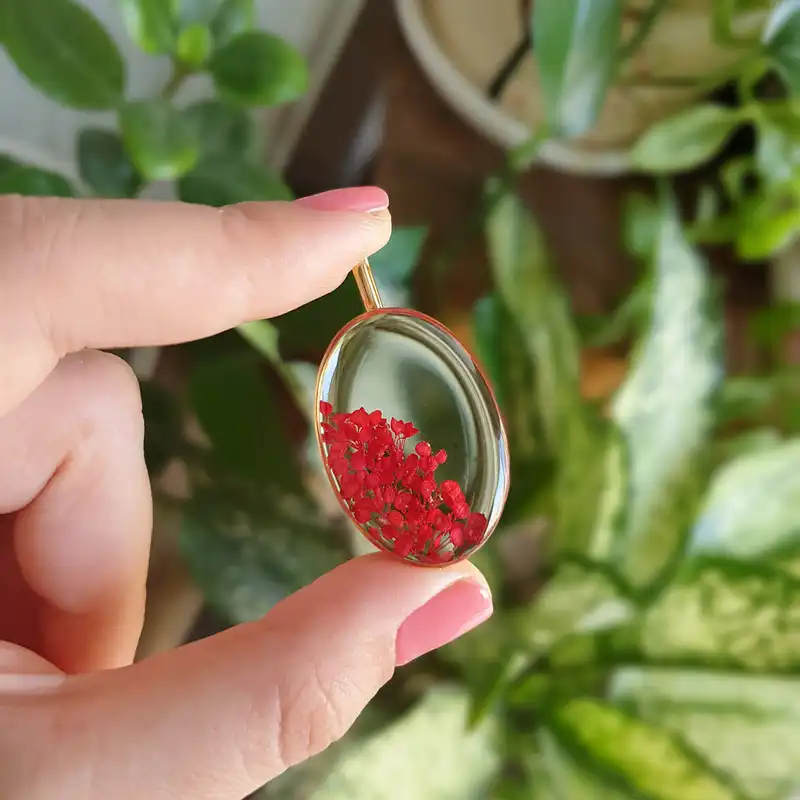 گل خشک مدل رزین اپوکسی