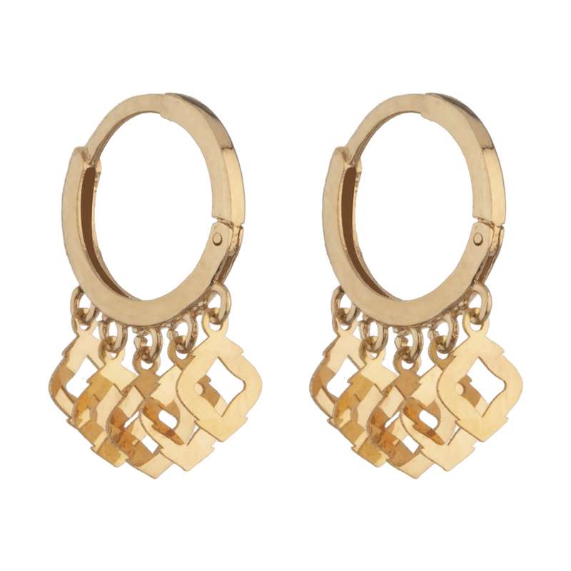 گوشواره طلا 18 عیار زنانه میو گلد مدل MIO-GD904