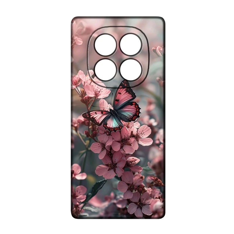 کاور طرح پروانه کد 468 مناسب برای گوشی موبایل شیائومی Redmi Note 14 Pro 5G