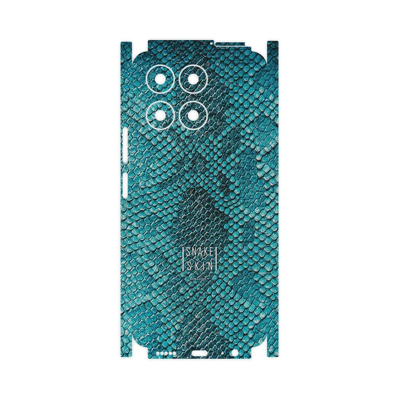 برچسب پوششی ماهوت مدل Blue Snake Skin-FullSkin مناسب برای گوشی موبایل آنر X6a