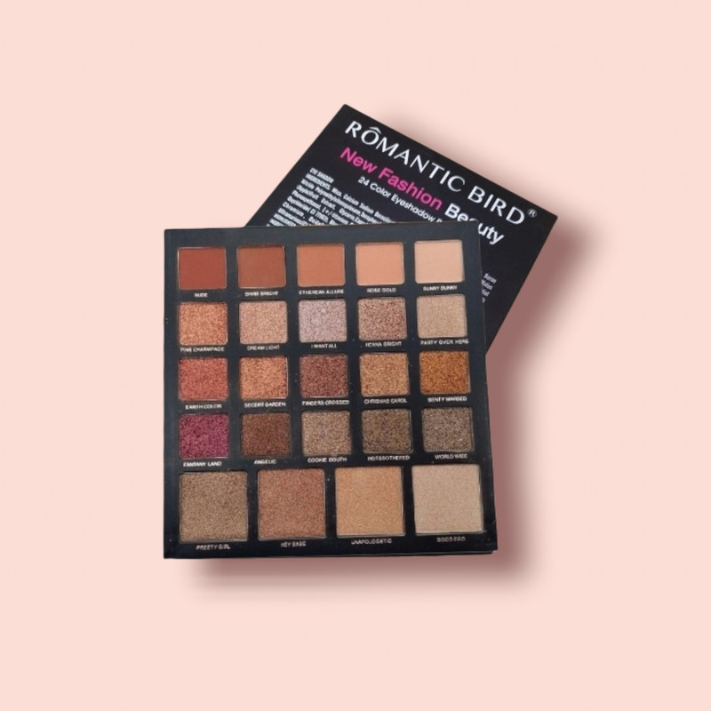 پالت سایه چشم رومانتیک برد مدل شیمر