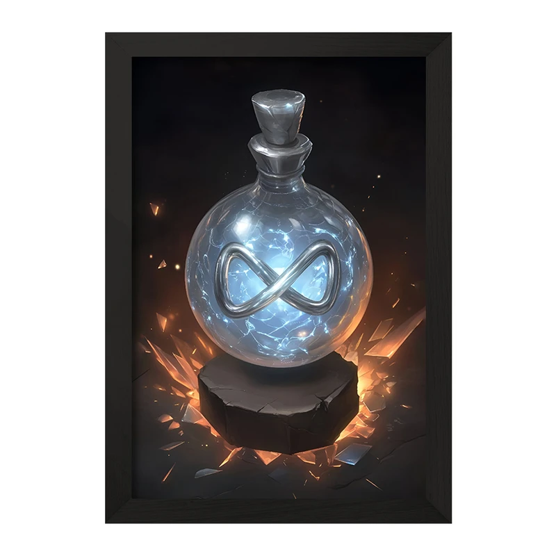 تابلو خندالو مدل بطری معجون جادویی کد F10774