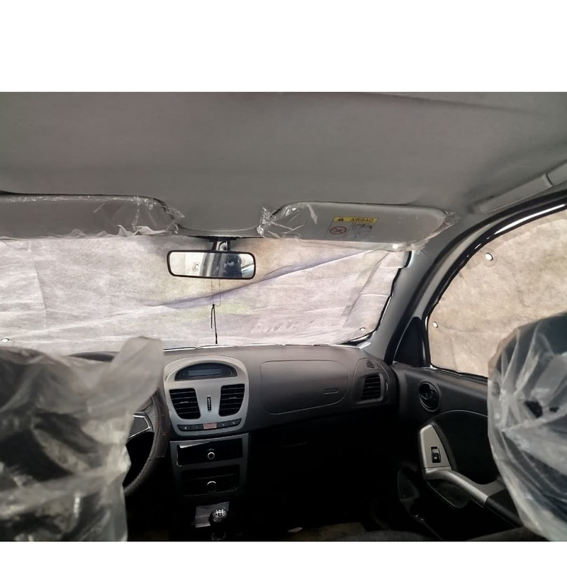 آفتابگیر شیشه خودرو مدل Star184 مناسب برای تیبا ، ساینا و کوییک مجموعه 5 عددی