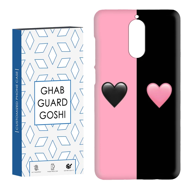 کاور قاب گارد گوشی طرح صورتی مشکی کد Dimo-251 مناسب برای گوشی موبایل هوآوی Mate 9 pro