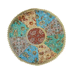 رومیزی ترمه مدل چهل تکه سالار کد F147