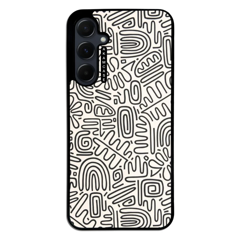 کاور آکام مدل AMC-WSGA55-DOODLE10 مناسب برای گوشی موبایل سامسونگ Galaxy A55
