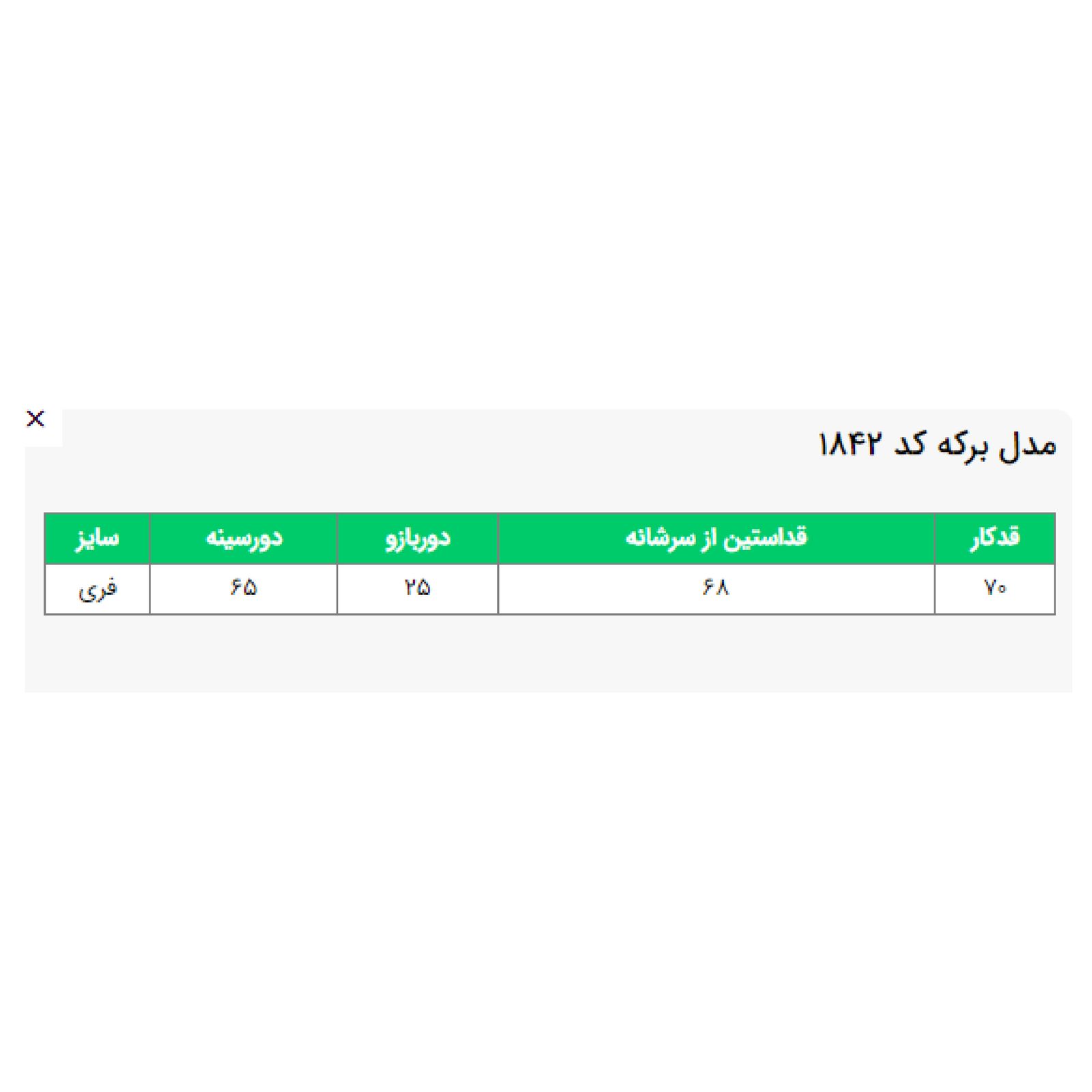 مانتو زنانه السانا مدل برکه کد 184221 -  - 7