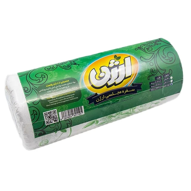 سفره یکبار مصرف ارژن مدل گل رول 200 متری