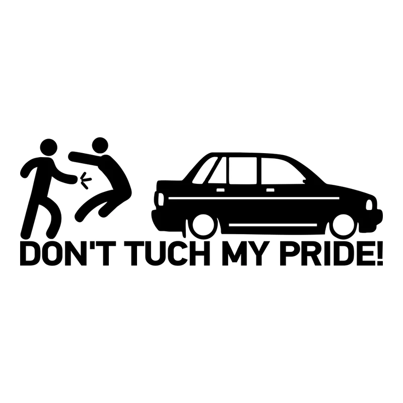 برچسب بدنه خودرو طرح Dont Tuch My Pride کد MT-B339