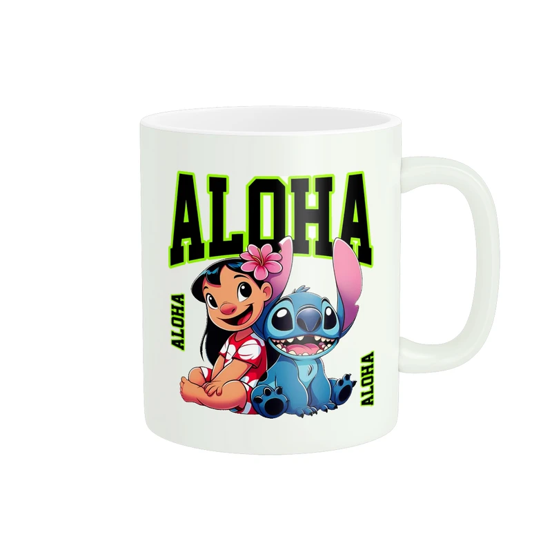 ماگ پادآفرین مدل کارتون استیچ و لیلو Stitch کد PM3722