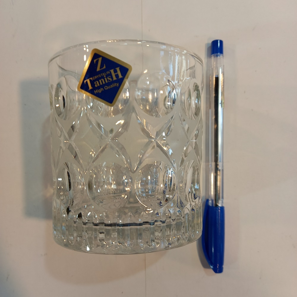 نیم لیوان تانیس مدل آنجلیکا تراش دار بسته 6 عددی