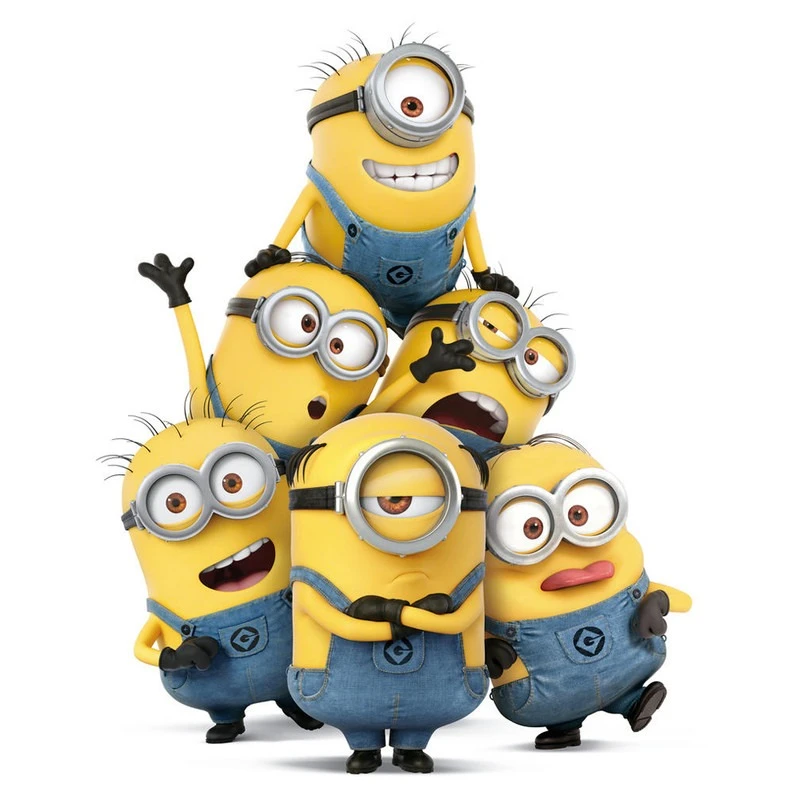 استیکر پارچه و لباس کارانس مدل مینیون کد AST-82 بسته 4 عددی