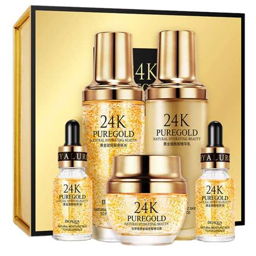 مجموعه مراقبت از پوست بایو آکوا مدل طلا